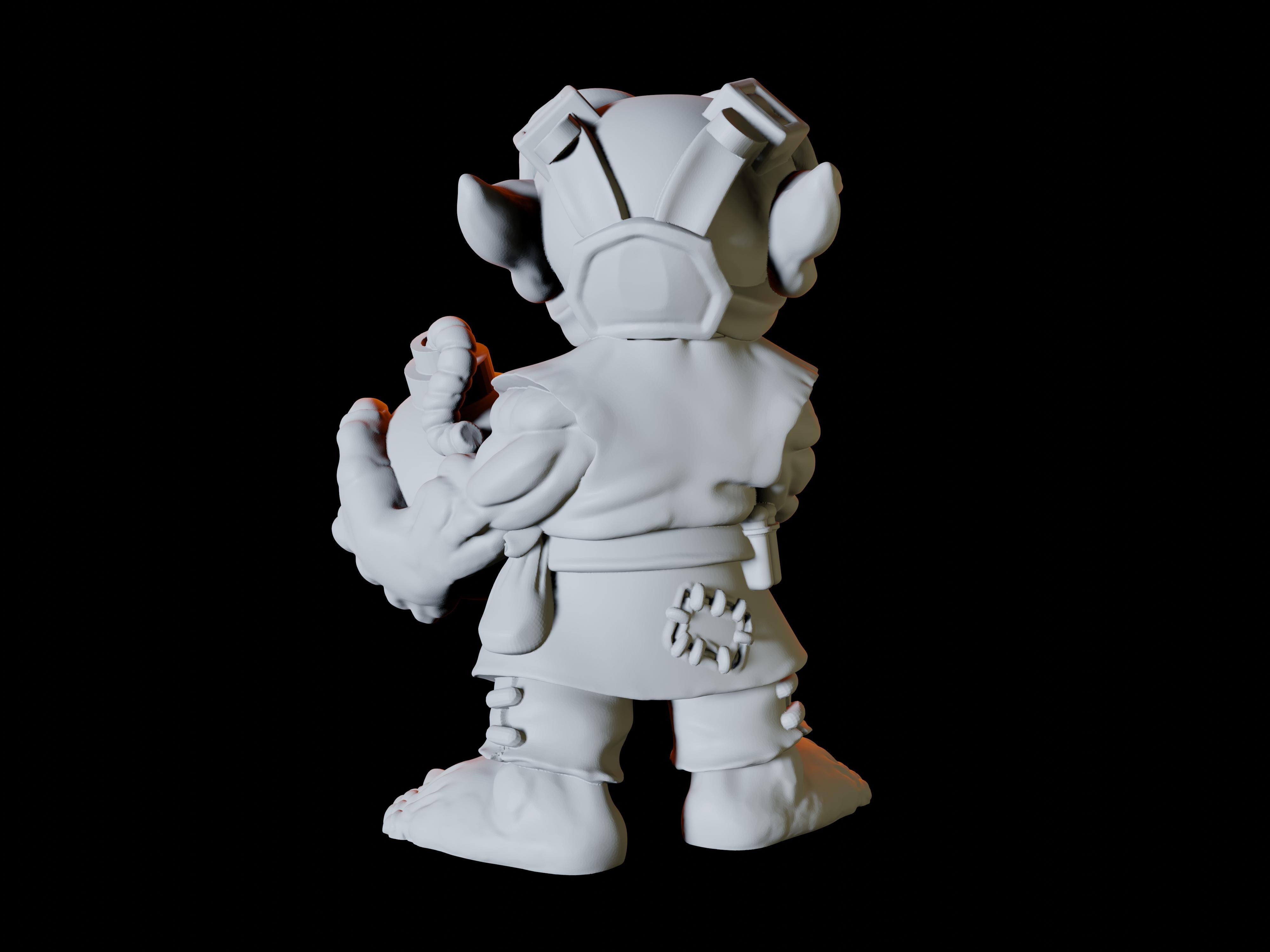 Three Goblin Engineer Miniatures for Dungeons and Dragons - Myth Forged