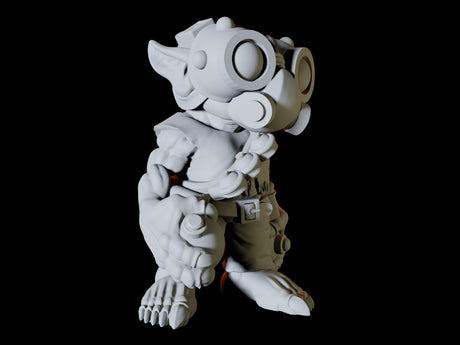 Three Goblin Engineers Miniature for Dungeons and Dragons, Pathfinder or other TTRPGs