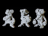 Three Goblin Engineers Miniature for Dungeons and Dragons, Pathfinder or other TTRPGs
