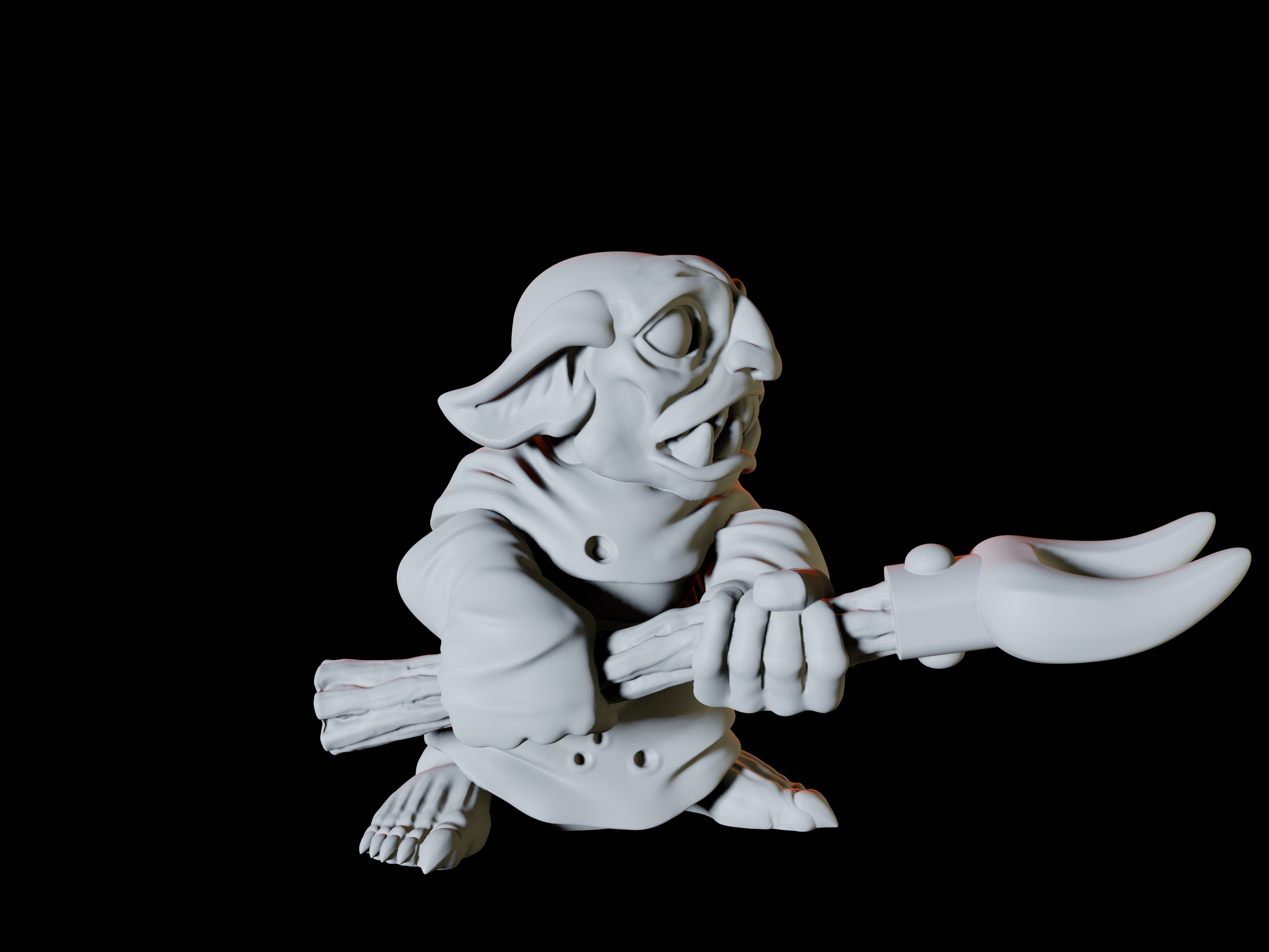 Three Goblin Shepherd Miniatures for Dungeons and Dragons - Myth Forged