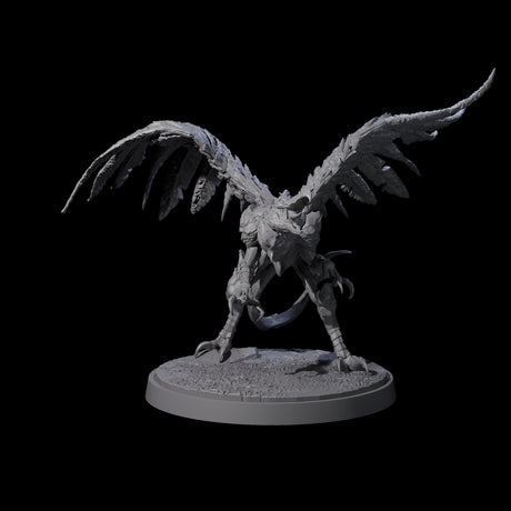 Three Grounded Angry Vrocks Miniature for Dungeons and Dragons, Pathfinder or other TTRPGs