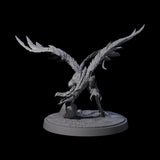 Three Grounded Angry Vrocks Miniature for Dungeons and Dragons, Pathfinder or other TTRPGs