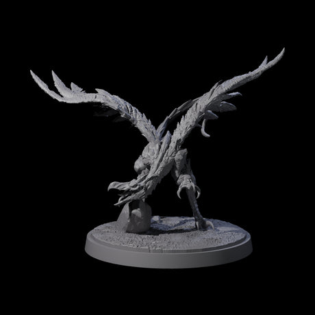 Three Grounded Angry Vrocks Miniature for Dungeons and Dragons, Pathfinder or other TTRPGs