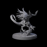 Three Grounded Angry Vrocks Miniature for Dungeons and Dragons, Pathfinder or other TTRPGs