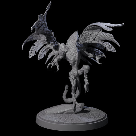 Three Grounded Angry Vrocks Miniature for Dungeons and Dragons, Pathfinder or other TTRPGs
