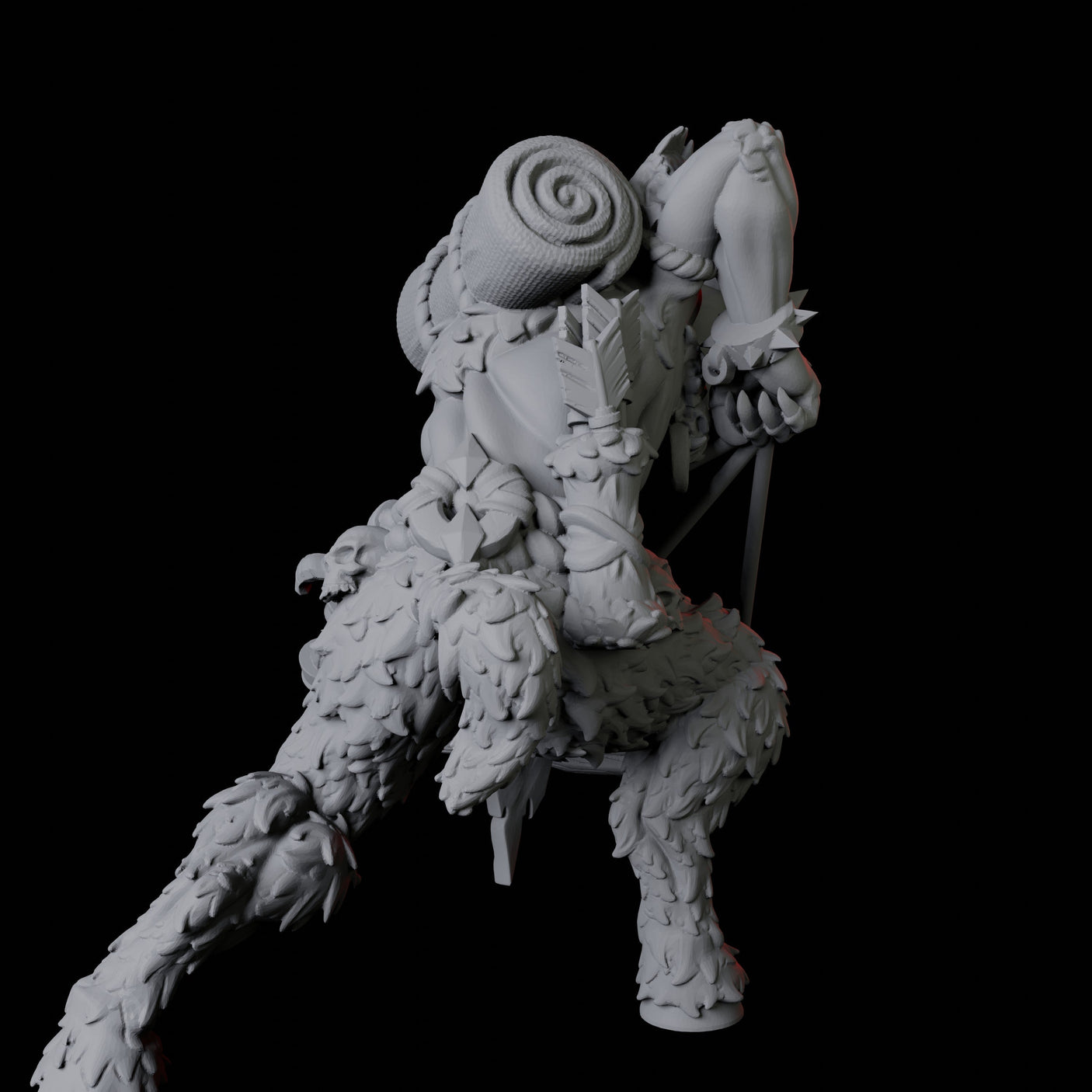 Three Gruff Satyrs Miniature for Dungeons and Dragons, Pathfinder or other TTRPGs