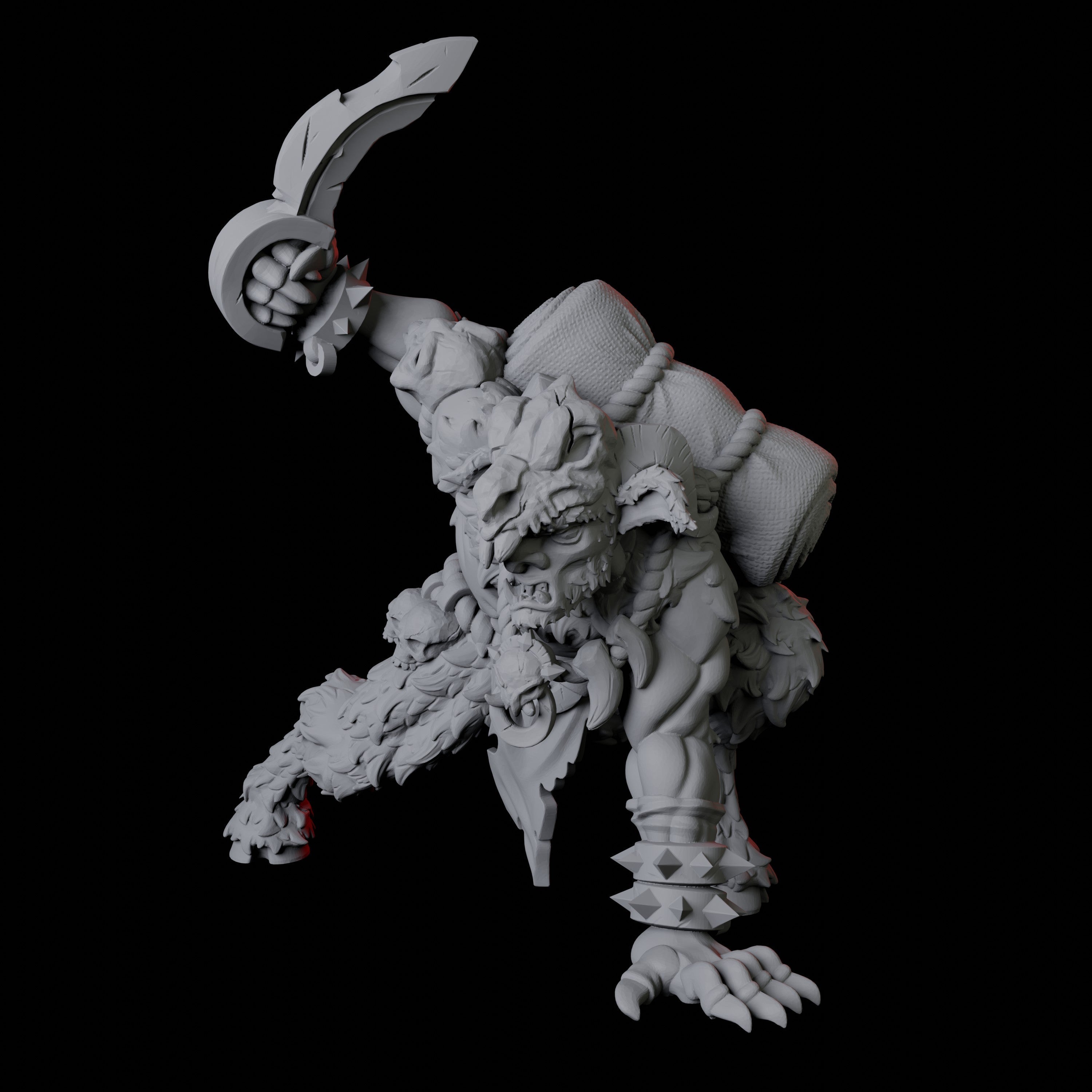 Gruff Satyr Miniature for Dungeons and Dragons - Myth Forged