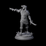 Three Hissing Cultists Miniature for Dungeons and Dragons, Pathfinder or other TTRPGs