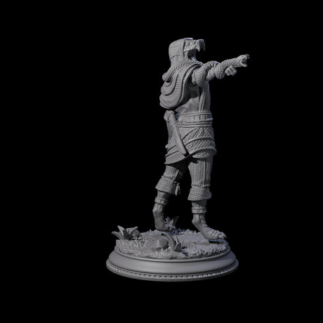 Three Hissing Cultists Miniature for Dungeons and Dragons, Pathfinder or other TTRPGs