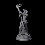 Three Hissing Cultists Miniature for Dungeons and Dragons, Pathfinder or other TTRPGs