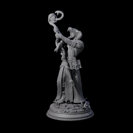 Three Hissing Cultists Miniature for Dungeons and Dragons, Pathfinder or other TTRPGs