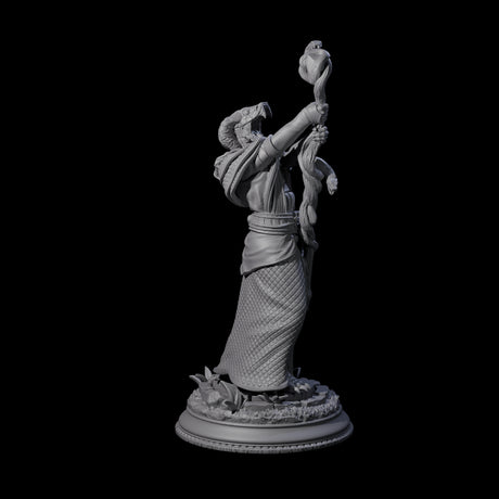 Three Hissing Cultists Miniature for Dungeons and Dragons, Pathfinder or other TTRPGs