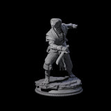 Three Hissing Cultists Miniature for Dungeons and Dragons, Pathfinder or other TTRPGs
