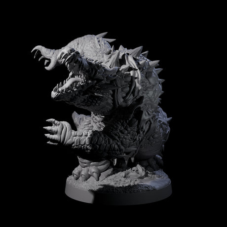 Three Hulking Lizardfolk Brutes Miniature for Dungeons and Dragons, Pathfinder or other TTRPGs