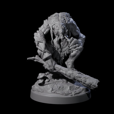 Three Hunch Back Trolls Miniature for Dungeons and Dragons, Pathfinder or other TTRPGs