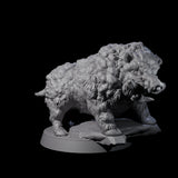 Three Infested Animals Miniature for Dungeons and Dragons, Pathfinder or other TTRPGs