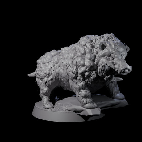 Three Infested Animals Miniature for Dungeons and Dragons, Pathfinder or other TTRPGs