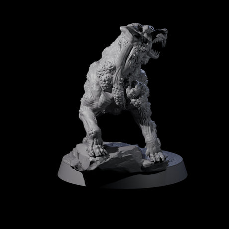 Three Infested Animals Miniature for Dungeons and Dragons, Pathfinder or other TTRPGs