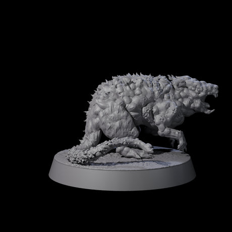 Three Infested Animals Miniature for Dungeons and Dragons, Pathfinder or other TTRPGs