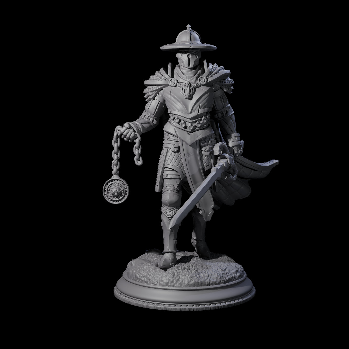 Three Inquisitor Knights Miniature for Dungeons and Dragons, Pathfinder or other TTRPGs