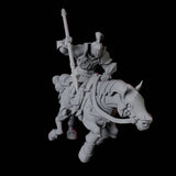 Three Knights on Horseback Miniature for Dungeons and Dragons, Pathfinder or other TTRPGs