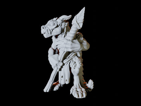 Three Kobold Spearmen Miniature for Dungeons and Dragons, Pathfinder or other TTRPGs