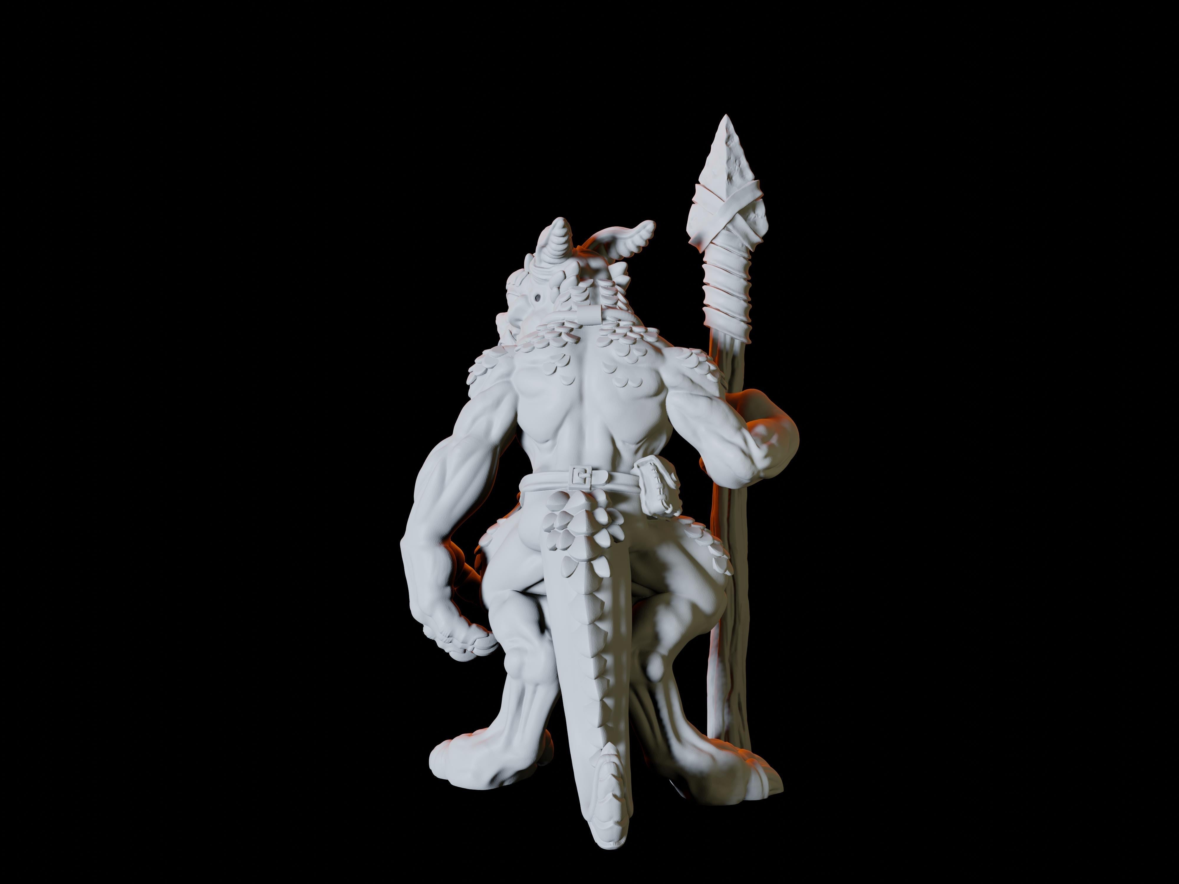 Three Kobold Spearmen Miniatures for Dungeons and Dragons - Myth Forged