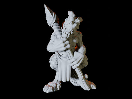 Three Kobold Spearmen Miniature for Dungeons and Dragons, Pathfinder or other TTRPGs