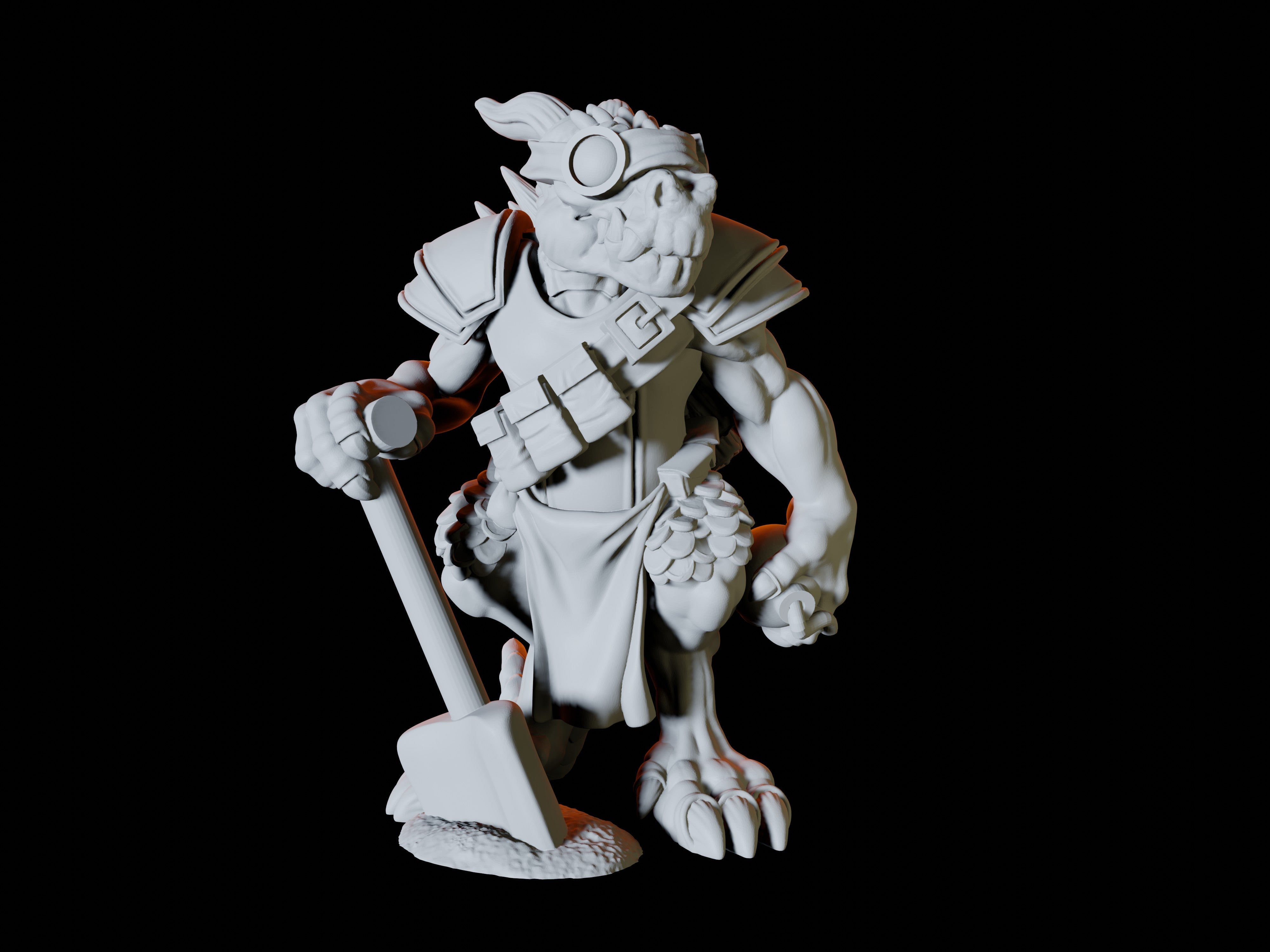 Three Kobold Trapper Miniatures for Dungeons and Dragons - Myth Forged