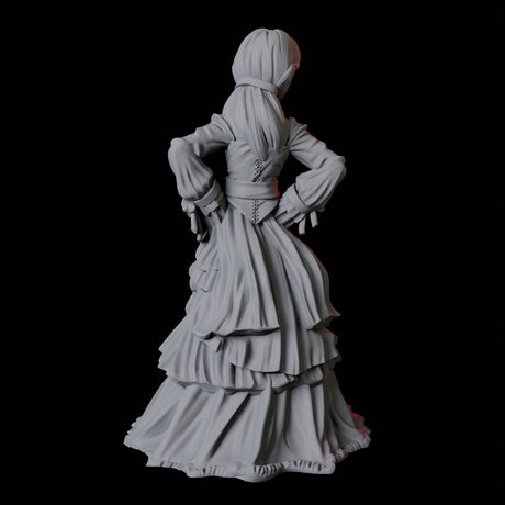Three Ladies - Masquerade Ball Miniature for Dungeons and Dragons, Pathfinder or other TTRPGs
