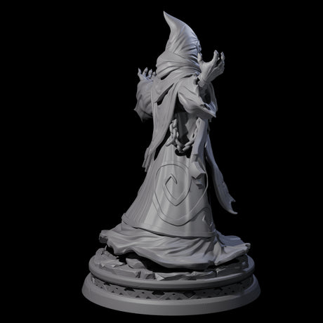 Three Masked Robed Cultists Miniature for Dungeons and Dragons, Pathfinder or other TTRPGs