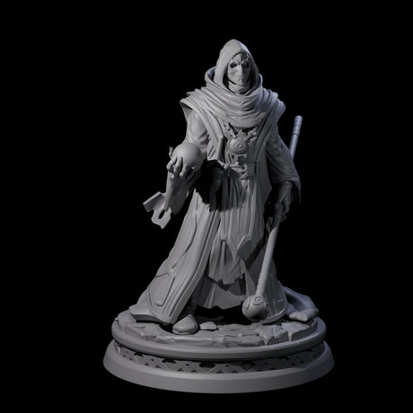 Three Masked Robed Cultists Miniature for Dungeons and Dragons, Pathfinder or other TTRPGs