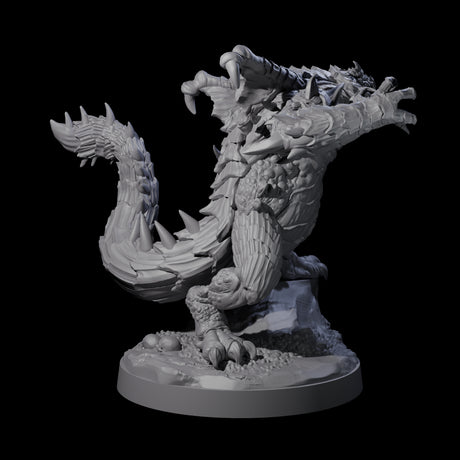 Three Massive Dragon Ogres Miniature for Dungeons and Dragons, Pathfinder or other TTRPGs