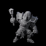 Three Mega Mummys Miniature for Dungeons and Dragons, Pathfinder or other TTRPGs