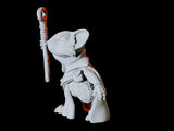 Three Mousling Clerics Miniature for Dungeons and Dragons, Pathfinder or other TTRPGs