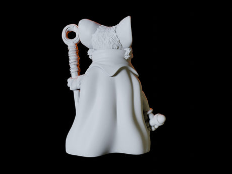 Three Mousling Clerics Miniature for Dungeons and Dragons, Pathfinder or other TTRPGs