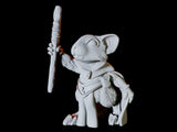 Three Mousling Clerics Miniature for Dungeons and Dragons, Pathfinder or other TTRPGs
