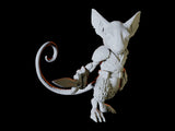 Three Mousling Commoners Miniature for Dungeons and Dragons, Pathfinder or other TTRPGs