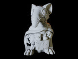 Three Mousling Plague Doctors Miniature for Dungeons and Dragons, Pathfinder or other TTRPGs
