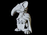 Three Mousling Plague Doctors Miniature for Dungeons and Dragons, Pathfinder or other TTRPGs