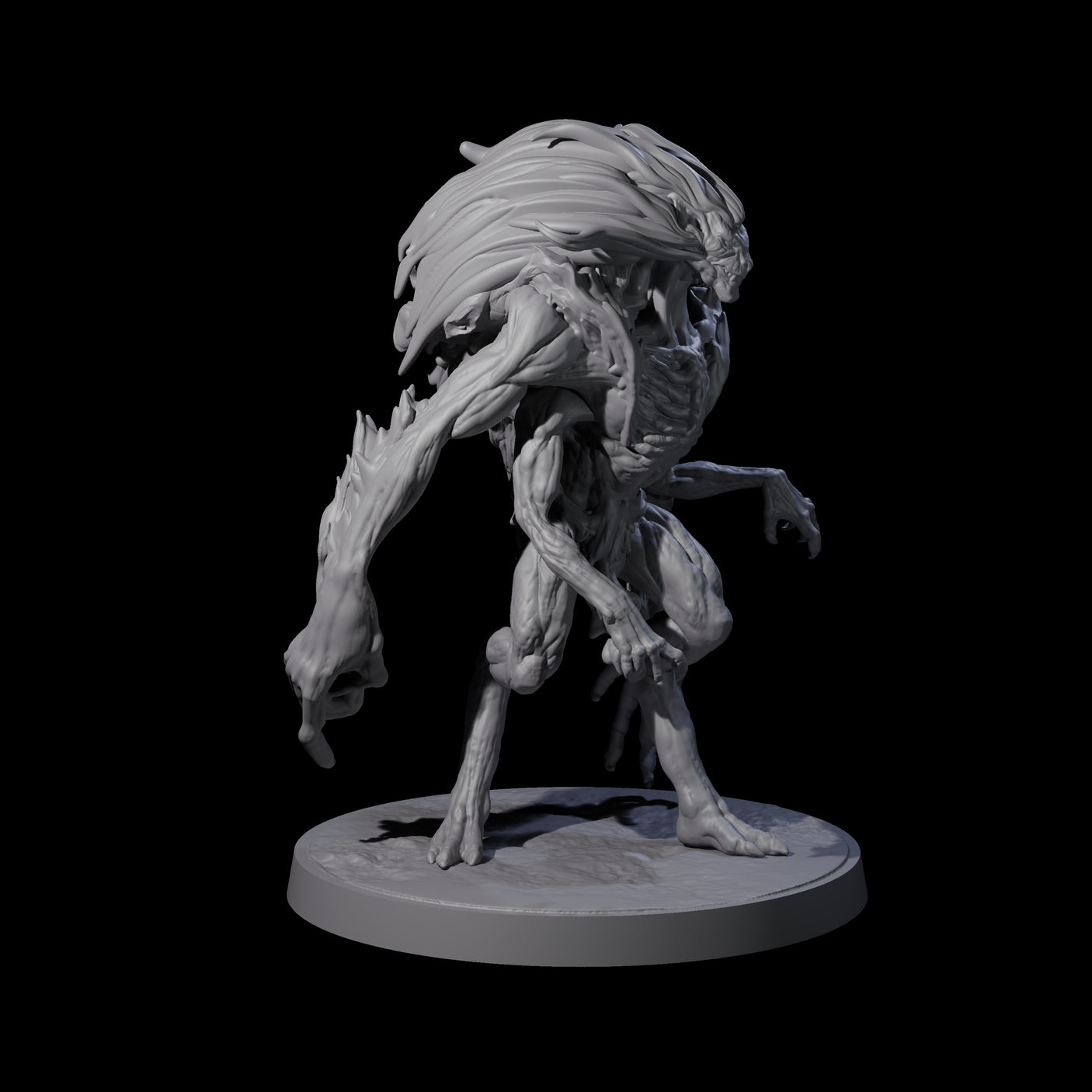 Three Mutated Wyrmspawn Miniature for Dungeons and Dragons, Pathfinder or other TTRPGs