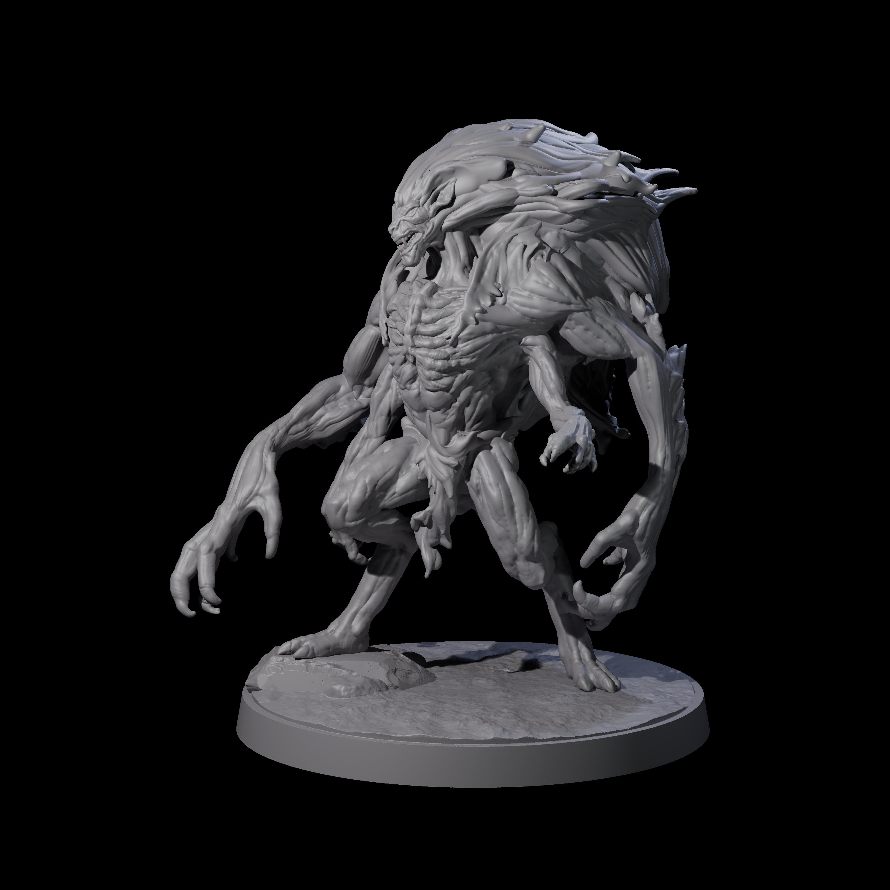Three Mutated Wyrmspawn Miniature for Dungeons and Dragons, Pathfinder or other TTRPGs