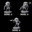 Three Mutated Wyrmspawn Miniature for Dungeons and Dragons, Pathfinder or other TTRPGs