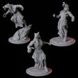 Three Neighing Reverse Centaurs Miniature for Dungeons and Dragons, Pathfinder or other TTRPGs