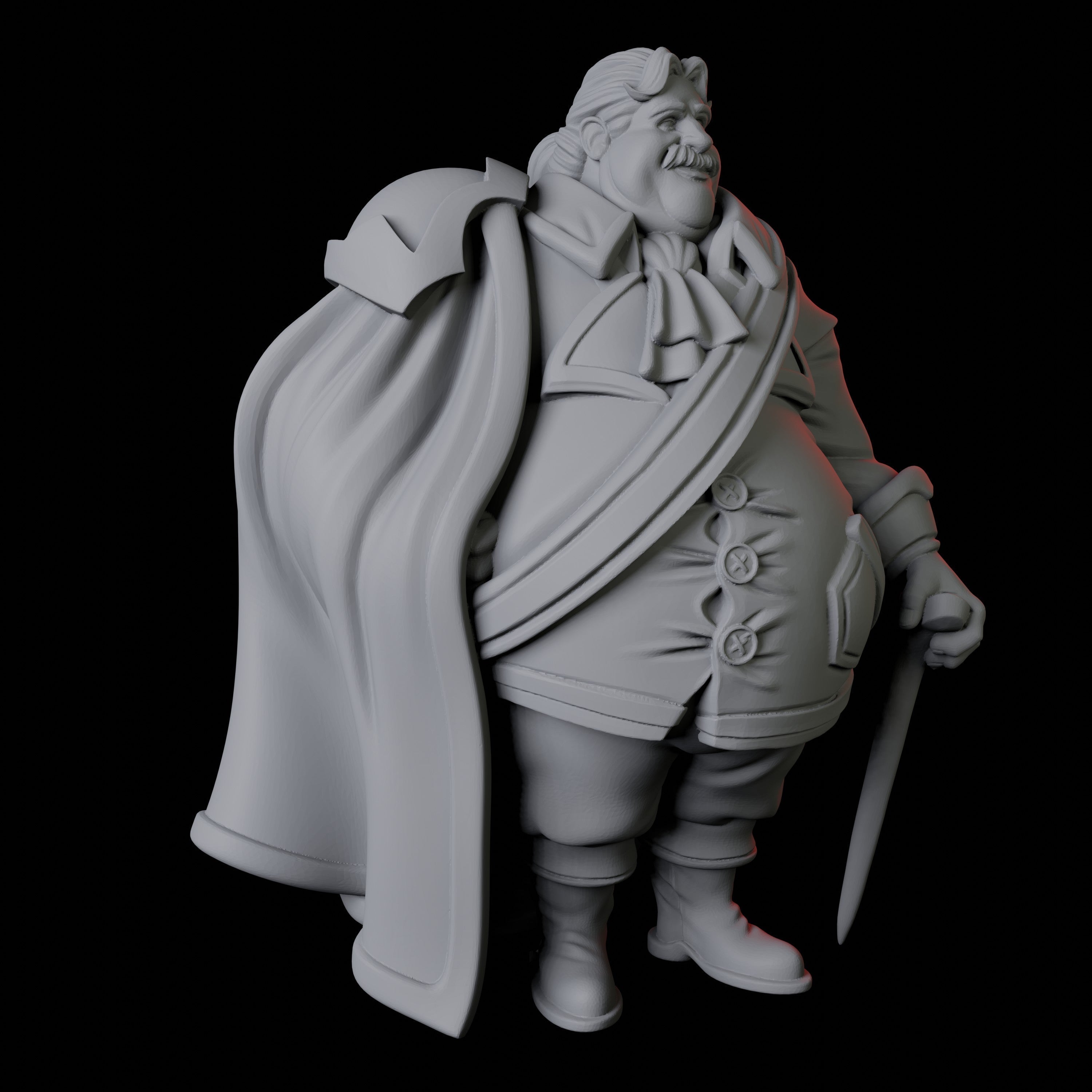 Three Noblemen Miniature for Dungeons and Dragons