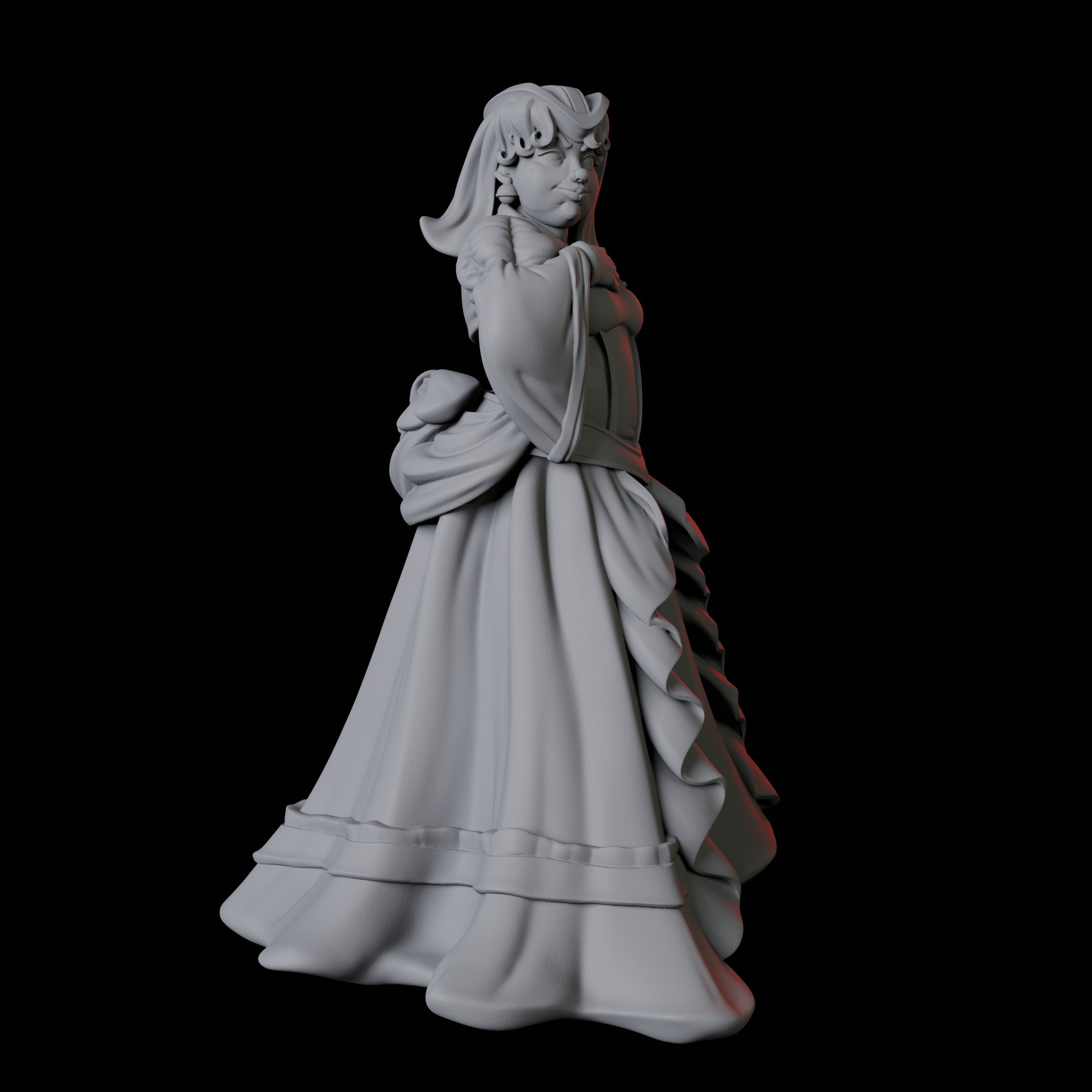 Three Noblewomen Miniature for Dungeons and Dragons