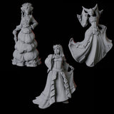 Three Noblewomen Miniature for Dungeons and Dragons, Pathfinder or other TTRPGs