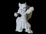 Three Nutchkin Squirrel Monks Miniature for Dungeons and Dragons, Pathfinder or other TTRPGs