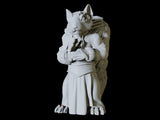 Three Nutchkin Squirrel Monks Miniature for Dungeons and Dragons, Pathfinder or other TTRPGs