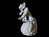 Three Nutchkin Squirrel Monks Miniature for Dungeons and Dragons, Pathfinder or other TTRPGs